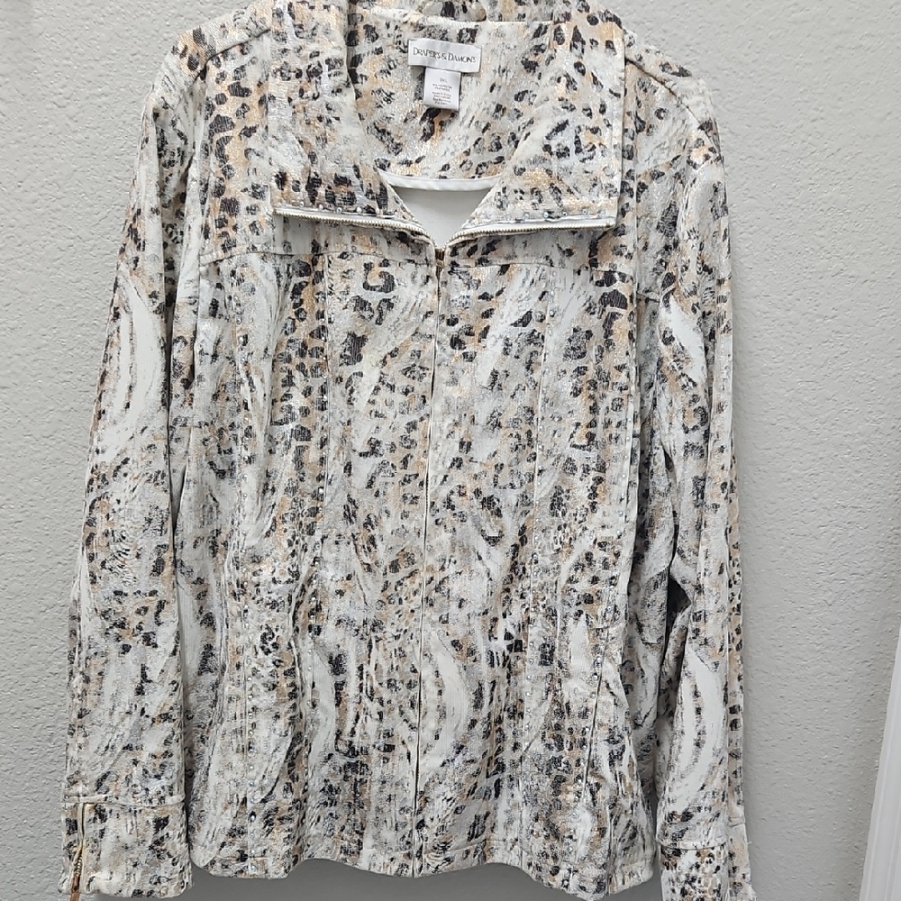 Draper's & Damon's Animal Print Jacket